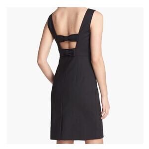 Kate Spade Black Mini Dress with Bow Detail